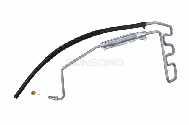 Sunsong Power Steering Return Line Hose Assembly P/N:3401504 Fits: Buick Regal 96-94, Chevrolet Lumina 01-95, Chevrolet Monte Carlo 99-95, Oldsmobile Cutlass 96-94, Oldsmobile Cutlass Supreme 97-94, Pontiac Grand Prix 96-94 - Image 1