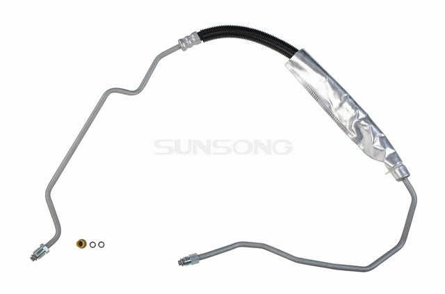 Sunsong Power Steering Pressure Line Hose Assembly P/N:3401521 Fits: Buick Rendezvous, Buick Terraza, Chevrolet Uplander, Chevrolet Venture, Oldsmobile Silhouette, Pontiac Aztek, Pontiac Montana, Saturn Relay - Image 1
