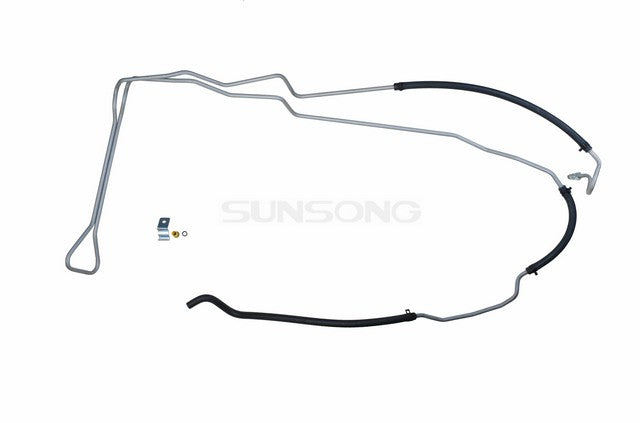 Sunsong Power Steering Return Line Hose Assembly P/N:3401523 Fits: Buick Electra 90-87, Buick Lesabre 90-87, Oldsmobile 98 90-87, Oldsmobile Delta 88 91-87, Pontiac Bonneville 91-87 - Image 1