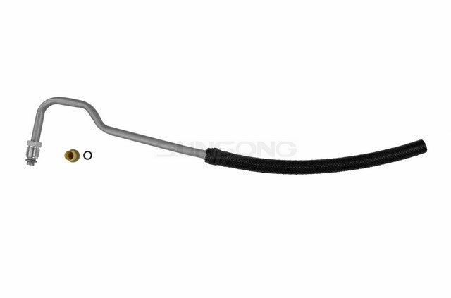 Sunsong Power Steering Return Line Hose Assembly P/N:3401524 Fits: Ford Crown Victoria 02-97, Ford Grand Marquis 02-97, Lincoln Town Car 02-97, Mercury Grand Marquis 02-97 - Image 1