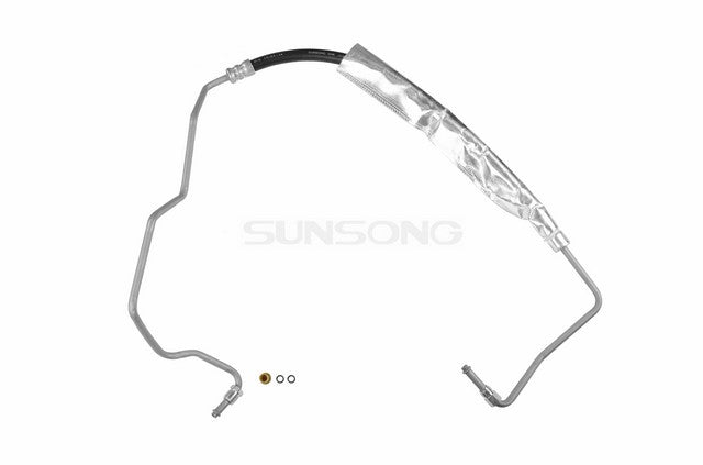Sunsong Power Steering Pressure Line Hose Assembly P/N:3401528 Fits: Buick Allure 09-05, Buick Lacrosse 09-05, Pontiac Grand Prix 08-04 - Image 1