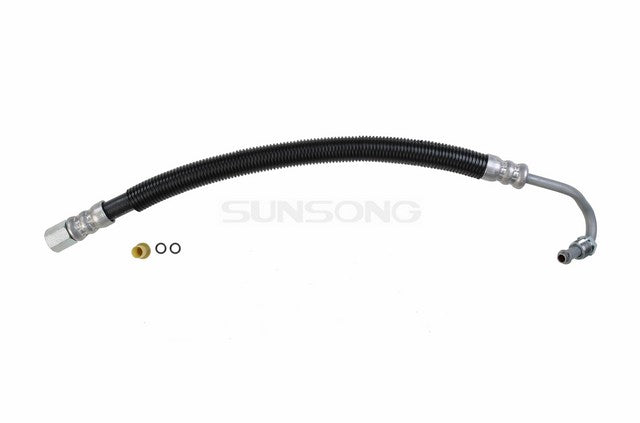 Sunsong Power Steering Pressure Line Hose Assembly P/N:3401530 Fits: Chevrolet Classic 05-04, Chevrolet Malibu 05-04, Oldsmobile Alero 04-02, Pontiac Grand Am 05-02 - Image 1