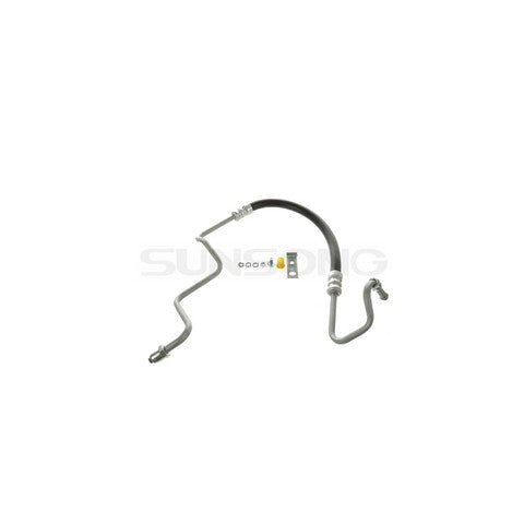 Sunsong Power Steering Pressure Line Hose Assembly P/N:3401537 Fits: Dodge Caravan 95-87, Dodge Grand Caravan 89-87, Dodge Grand Caravan 95-92, Dodge Mini Ram 88-87, Plymouth Grand Voyager 89-87, Plymouth Grand Voyager 95-92, Plymouth Voyager 95-87 - Image 1