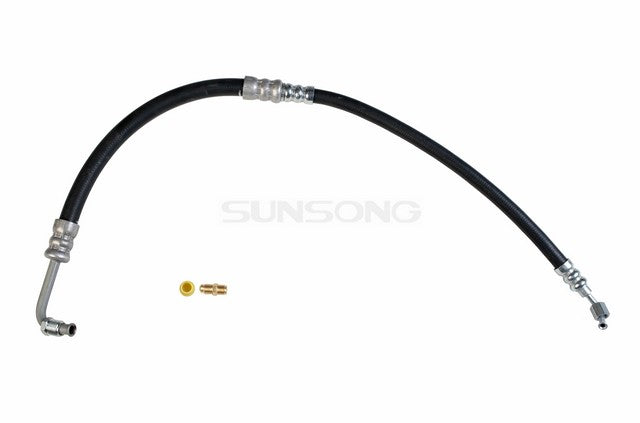 Sunsong Power Steering Pressure Line Hose Assembly P/N:3401538 Fits: Chrysler 300, Chrysler Imperial, Chrysler New Yorker, Chrysler Newport, Chrysler TOWN &amp; COUNTRY, Dodge 330, Dodge 440, Dodge 880, Dodge A100, Dodge A100 Truck - Image 1