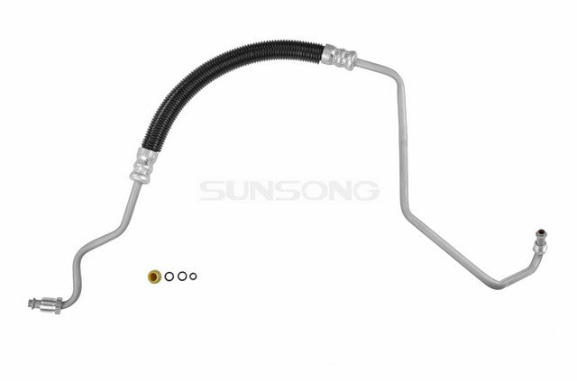 Sunsong Power Steering Pressure Line Hose Assembly P/N:3401547 Fits: Chevrolet C1500, Chevrolet C2500, Chevrolet C35, Chevrolet C3500, Chevrolet K1500, Chevrolet K2500, Chevrolet K3500, GMC C1500, GMC C2500, GMC C3500, GMC K1500, GMC K2500, GMC K3500 - Image 1