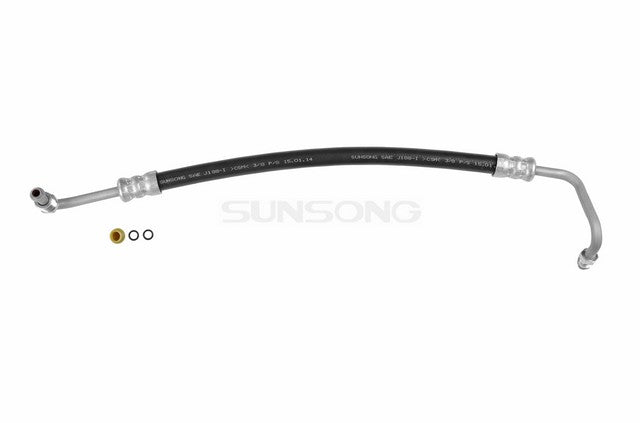 Sunsong Power Steering Pressure Line Hose Assembly P/N:3401551 Fits: Jeep Cherokee 83-80, Jeep Grand Wagoneer 91-84, Jeep J10 88-80, Jeep J20 88-80, Jeep Wagoneer 83-80 - Image 1