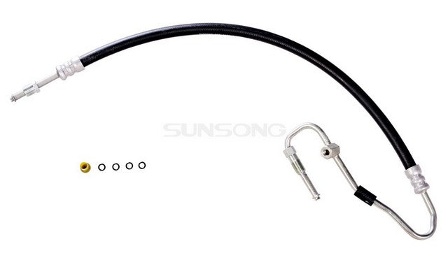 Sunsong Power Steering Pressure Line Hose Assembly P/N:3401567 Fits: Dodge Ram 1500 04-03, Dodge Ram 2500 06-03, Dodge Ram 3500 06-03, Dodge Ram 4000 2002 - Image 1