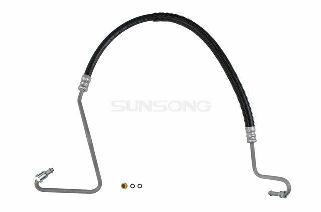 Sunsong Power Steering Pressure Line Hose Assembly P/N:3401576 Fits: Chevrolet C10, Chevrolet C10 Suburban, Chevrolet C20, Chevrolet C20 Suburban, Chevrolet C30, Chevrolet K10, Chevrolet K20 Suburban, Chevrolet K30, Chevrolet R20, Chevrolet R20 Suburban - Image 1