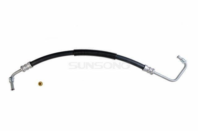 Sunsong Power Steering Pressure Line Hose Assembly P/N:3401583 Fits: Chevrolet Bel Air, Chevrolet Biscayne, Chevrolet Brookwood, Chevrolet Camaro, Chevrolet Caprice, Chevrolet Chevelle, Chevrolet Impala, Chevrolet Kingswood, Chevrolet Monte Carlo - Image 1