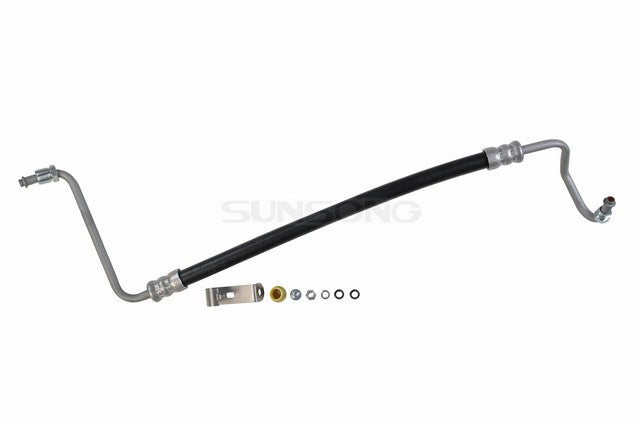 Sunsong Power Steering Pressure Line Hose Assembly P/N:3401589 Fits: Dodge W250 93-91, Dodge W350 93-91 - Image 1