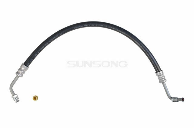 Sunsong Power Steering Pressure Line Hose Assembly P/N:3401598 Fits: Buick Skyhawk, Cadillac Eldorado, Oldsmobile 442, Oldsmobile 98, Oldsmobile Custom Cruiser, Oldsmobile Cutlass, Oldsmobile Cutlass Supreme, Oldsmobile Delta 88, Oldsmobile F85 - Image 1