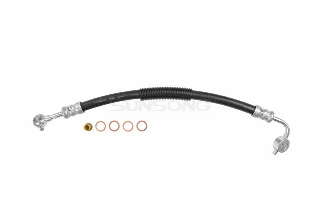 Sunsong Power Steering Pressure Line Hose Assembly P/N:3401606 Fits: Nissan Stanza 92-90 - Image 1