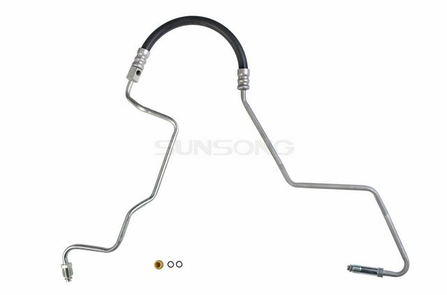 Sunsong Power Steering Pressure Line Hose Assembly P/N:3401612 Fits: Cadillac Allante 1993, Cadillac Deville 96-94, Cadillac Eldorado 96-93, Cadillac Seville 96-93 - Image 1