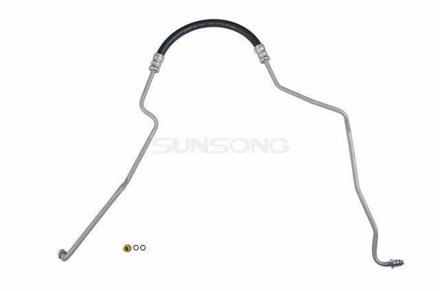 Sunsong Power Steering Pressure Line Hose Assembly P/N:3401632 Fits: Cadillac Commercial Chassis 90-86, Cadillac Deville 90-86, Cadillac Fleetwood 90-86 - Image 1