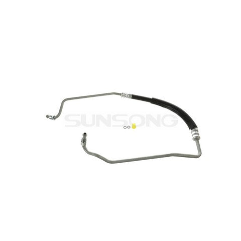 Sunsong Power Steering Pressure Line Hose Assembly P/N:3401637 Fits: Oldsmobile Cutlass Supreme 1995, Pontiac Grand Prix 1995 - Image 1