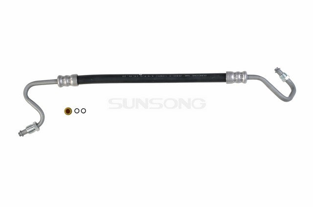 Sunsong Power Steering Pressure Line Hose Assembly P/N:3401644 Fits: Chevrolet C10, Chevrolet C10 Suburban, Chevrolet C15, Chevrolet C20, Chevrolet C30, Chevrolet C35, Chevrolet K10, Chevrolet K10 Suburban, Chevrolet K20, Chevrolet K5 Blazer - Image 1