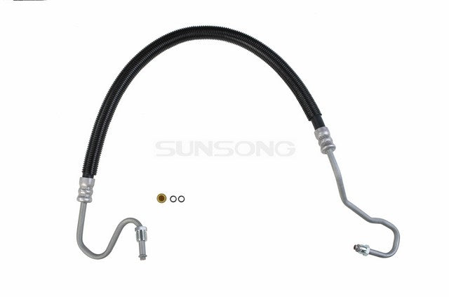 Sunsong Power Steering Pressure Line Hose Assembly P/N:3401675 Fits: Cadillac Escalade, Cadillac Escalade Esv, Cadillac Escalade Ext, Chevrolet Avalanche 1500, Chevrolet Sonora, Chevrolet Suburban 1500, Chevrolet Tahoe, GMC Yukon, GMC Yukon Xl 1500 - Image 1