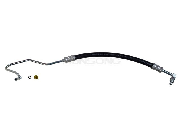 Sunsong Power Steering Pressure Line Hose Assembly P/N:3401682 Fits: Ford F-250 89-88, Ford F-350 89-88, Ford F-53 Motorhome Chassis 89-88, Ford F-super Duty 89-88 - Image 1
