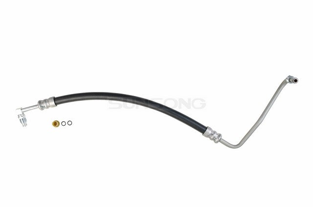 Sunsong Power Steering Pressure Line Hose Assembly P/N:3401687 Fits: Ford F-250 89-88, Ford F-350 89-88, Ford F-53 Motorhome Chassis 89-88, Ford F-59 Commercial Stripped Chassis 89-88, Ford F-super Duty 89-88 - Image 1