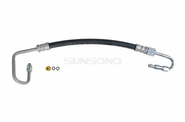 Sunsong Power Steering Pressure Line Hose Assembly P/N:3401688 Fits: Jeep Cherokee 96-91, Jeep Comanche 92-91 - Image 1