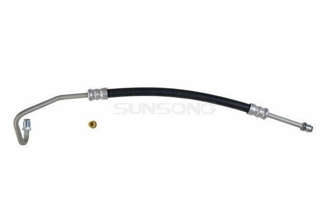 Sunsong Power Steering Pressure Line Hose Assembly P/N:3401690 Fits: Dodge D100, Dodge D100 Panel, Dodge D100 Pickup, Dodge D150, Dodge D200, Dodge D200 Pickup, Dodge D300, Dodge D300 Pickup, Dodge D400 - Image 1