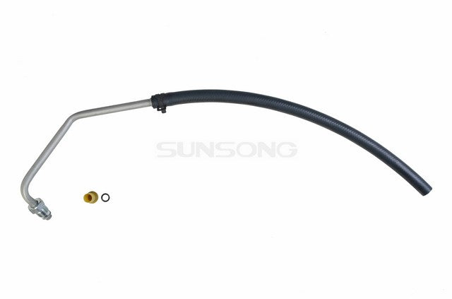 Sunsong Power Steering Return Line Hose Assembly P/N:3401706 Fits: Chevrolet Express 1500, Chevrolet Express 2500, Chevrolet Express 3500, Chevrolet G10, Chevrolet G20, Chevrolet G30, Chevrolet Gp3500, GMC G1500, GMC G2500, GMC G3500 - Image 1