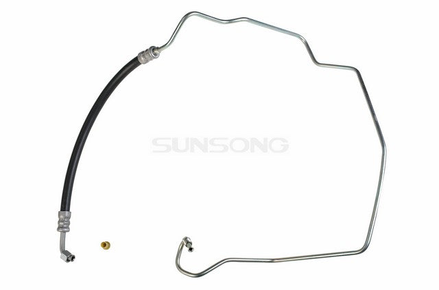Sunsong Power Steering Pressure Line Hose Assembly P/N:3401709 Fits: Nissan 720 86-83, Nissan D21 1986 - Image 1