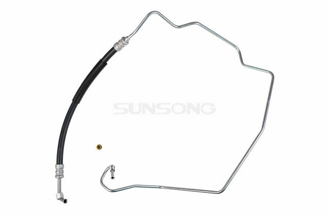 Sunsong Power Steering Pressure Line Hose Assembly P/N:3401727 Fits: Nissan 720 86-83, Nissan D21 1986 - Image 1