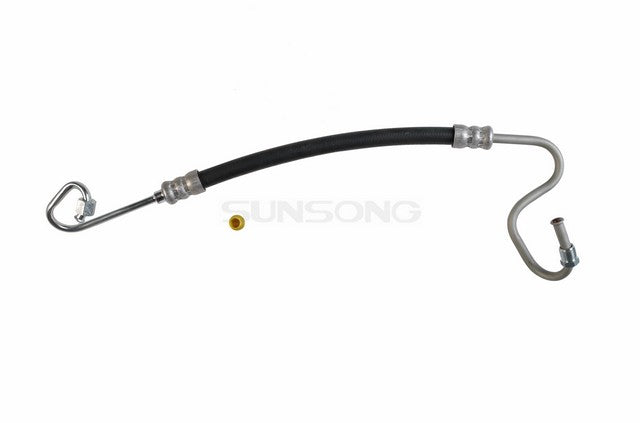 Sunsong Power Steering Pressure Line Hose Assembly P/N:3401738 Fits: Dodge Challenger, Dodge Charger, Dodge Coronet, Dodge Dart, Dodge Monaco, Dodge Polara, Plymouth Barracuda, Plymouth Cuda, Plymouth Duster, Plymouth Fury - Image 1