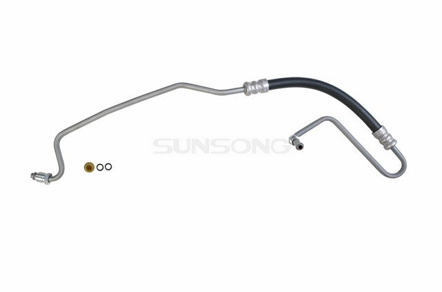 Sunsong Power Steering Pressure Line Hose Assembly P/N:3401748 Fits: Buick Century, Buick Skylark, Chevrolet Celebrity, Chevrolet Citation, Chevrolet Citation Ii, Oldsmobile Cutlass Ciera, Oldsmobile Omega, Pontiac 6000, Pontiac Phoenix - Image 1