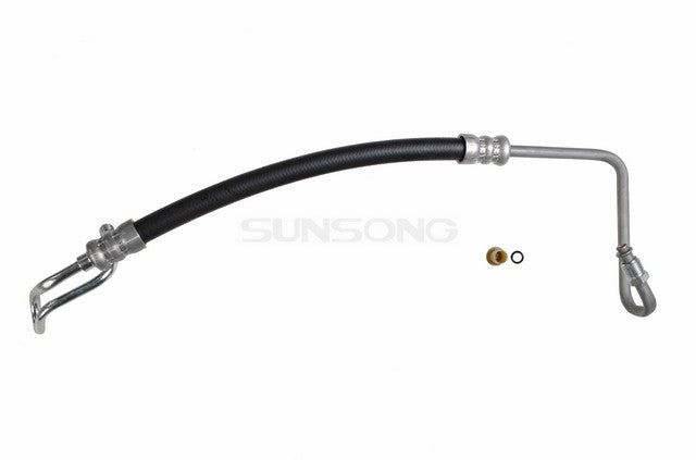 Sunsong Power Steering Pressure Line Hose Assembly P/N:3401749 Fits: Ford Ltd 78-77, Lincoln Continental 79-77, Lincoln Mark V 79-77, Mercury Grand Marquis 78-77, Mercury Marquis 78-77 - Image 1