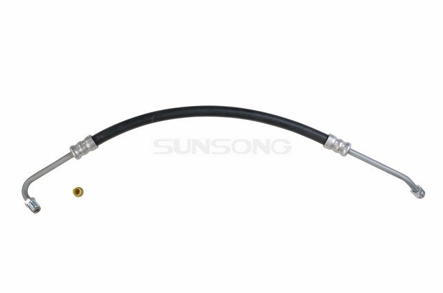 Sunsong Power Steering Pressure Line Hose Assembly P/N:3401750 Fits: Buick Gs, Buick Gs 455, Buick Lesabre, Buick Riviera, Buick Skylark, Buick Sportwagon, Chevrolet Caprice, Chevrolet El Camino, Chevrolet Impala - Image 1