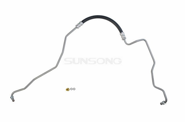 Sunsong Power Steering Pressure Line Hose Assembly P/N:3401762 Fits: Cadillac Allante 90-87, Cadillac Eldorado 90-86, Cadillac Seville 90-86 - Image 1