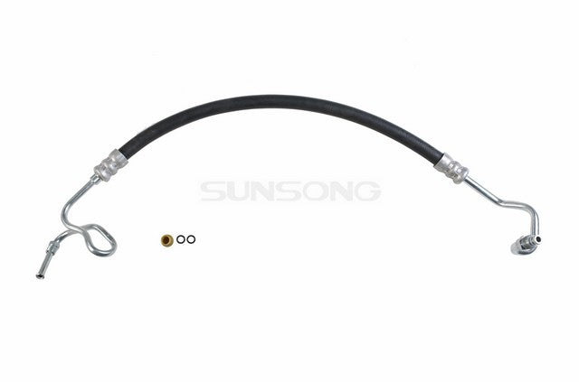 Sunsong Power Steering Pressure Line Hose Assembly P/N:3401771 Fits: Ford Ltd 1978, Ford Ltd Ii 79-78, Ford Ranchero 79-78, Ford Thunderbird 79-78, Mercury Cougar 79-78, Mercury Grand Marquis 1978, Mercury Marquis 1978 - Image 1