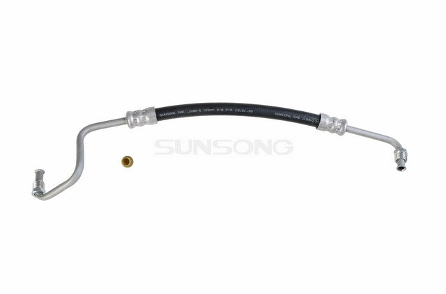 Sunsong Power Steering Pressure Line Hose Assembly P/N:3401780 Fits: Chevrolet P10 Van, Chevrolet P20, Chevrolet P20 Van, Chevrolet P30, Chevrolet P30 Van, Dodge Ramcharger, Dodge W100, Dodge W150, Dodge W200 - Image 1