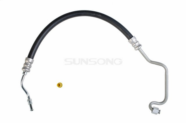 Sunsong Power Steering Pressure Line Hose Assembly P/N:3401781 Fits: Ford Country Sedan, Ford Country Squire, Ford Custom, Ford Custom 500, Ford Galaxie 500, Ford Ltd, Ford Ranch Wagon, Ford Thunderbird, Lincoln Continental, Lincoln Mark Iii - Image 1