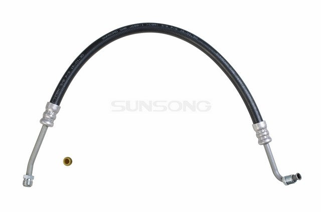 Sunsong Power Steering Pressure Line Hose Assembly P/N:3401789 Fits: Cadillac Commercial Chassis, Cadillac Deville, Cadillac Series 60 Fleetwood, Cadillac Series 62, Cadillac Series 75 Fleetwood, Chevrolet P10, Chevrolet P20, Chevrolet P30 - Image 1