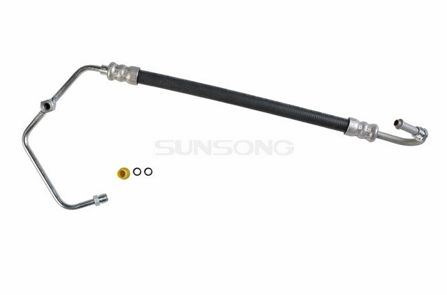 Sunsong Power Steering Pressure Line Hose Assembly P/N:3401798 Fits: Ford E-150 Econoline, Ford E-150 Econoline Club Wagon, Ford E-250 Econoline, Ford E-250 Econoline Club Wagon, Ford E-350 Econoline, Ford E-350 Econoline Club Wagon - Image 1