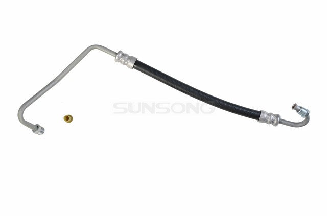 Sunsong Power Steering Pressure Line Hose Assembly P/N:3401804 Fits: Ford E-100 Econoline, Ford E-100 Econoline Club Wagon, Ford E-150 Econoline, Ford E-150 Econoline Club Wagon, Ford E-250 Econoline, Ford E-250 Econoline Club Wagon, Ford E-350 Econoline - Image 1