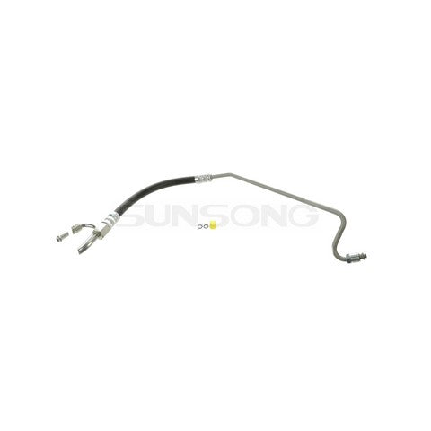Sunsong Power Steering Pressure Line Hose Assembly P/N:3401809 Fits: Buick Century 92-88, Chevrolet Celebrity 90-88, Oldsmobile Cutlass Ciera 92-88, Oldsmobile Cutlass Cruiser 1988, Pontiac 6000 91-88 - Image 1