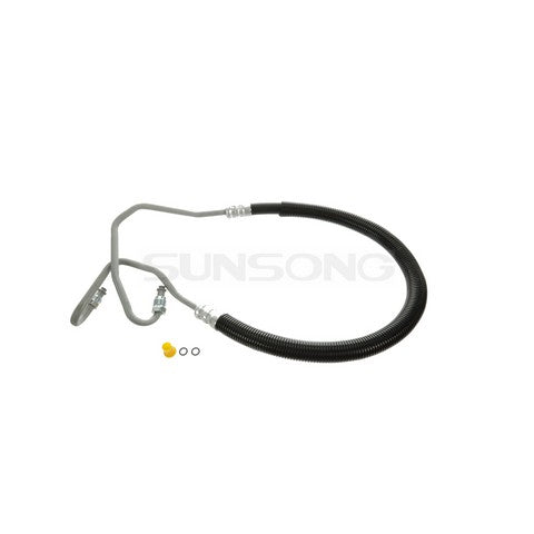 Sunsong Power Steering Pressure Line Hose Assembly P/N:3401842 Fits: Chevrolet Express 1500 02-99, Chevrolet Express 2500 02-99, Chevrolet Express 3500 02-99, Chevrolet G30 02-01, GMC Savana 1500 02-99, GMC Savana 2500 02-99, GMC Savana 3500 02-99 - Image 1