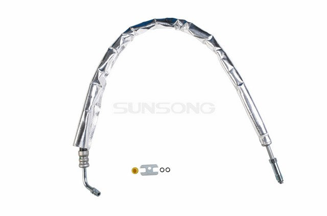 Sunsong Power Steering Pressure Line Hose Assembly P/N:3401863 Fits: Buick Rainier, Chevrolet Ssr, Chevrolet Trailblazer, Chevrolet Trailblazer Ext, GMC Envoy, GMC Envoy Xl, GMC Envoy Xuv, Isuzu Ascender, Saab 9-7x - Image 1