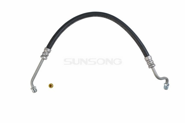 Sunsong Power Steering Pressure Line Hose Assembly P/N:3401900 Fits: Oldsmobile 442 70-68, Oldsmobile Cutlass 70-68, Oldsmobile Cutlass Supreme 70-68, Oldsmobile F85 70-68, Oldsmobile Vista Cruiser 70-68 - Image 1