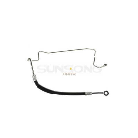 Sunsong Power Steering Pressure Line Hose Assembly P/N:3401917 Fits: Nissan 720 1986, Nissan D21 89-86, Nissan Pathfinder 1987 - Image 3