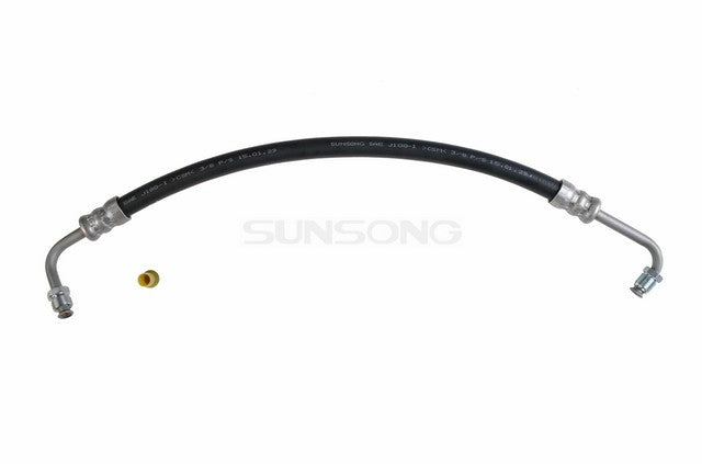 Sunsong Power Steering Pressure Line Hose Assembly P/N:3401919 Fits: Buick Apollo, Cadillac Eldorado, Checker Marathon, Chevrolet Bel Air, Chevrolet Biscayne, Chevrolet Brookwood, Chevrolet Estate, Chevrolet Impala, Chevrolet Monza, Chevrolet Nova - Image 1
