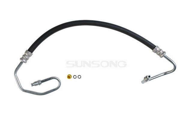 Sunsong Power Steering Pressure Line Hose Assembly P/N:3401920 Fits: Ford Escort 88-85, Ford Exp 88-86, Mercury Lynx 1987 - Image 1