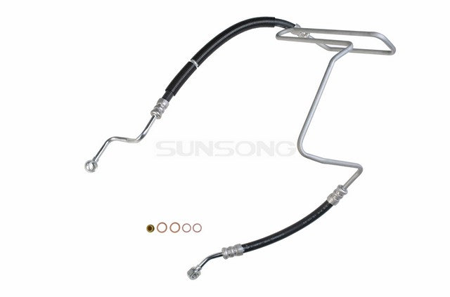 Sunsong Power Steering Pressure Line Hose Assembly P/N:3401928 Fits: Volkswagen Beetle 06-98 - Image 1