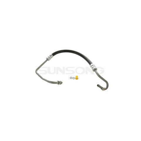Sunsong Power Steering Pressure Line Hose Assembly P/N:3401947 Fits: Cadillac Commercial Chassis 84-80, Cadillac Deville 81-80, Cadillac Fleetwood 1980, Cadillac Fleetwood 1982 - Image 1