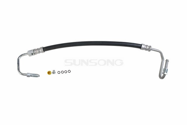 Sunsong Power Steering Pressure Line Hose Assembly P/N:3401948 Fits: Jeep Cherokee 90-87, Jeep Comanche 90-87, Jeep Wagoneer 1987 - Image 1