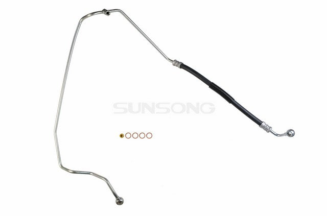 Sunsong Power Steering Pressure Line Hose Assembly P/N:3401976 Fits: Nissan D21 93-90 - Image 1